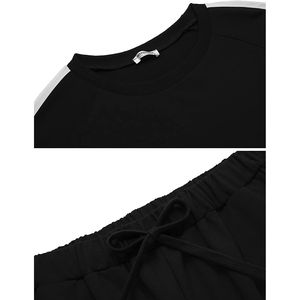 Conjunto de 2 piezas de peso pesado para mujer, chándal con capucha de lana de alta calidad, estampado de invierno, Jogging, sudor, ajustado, tejido, Etiqueta Privada - Product Image 5