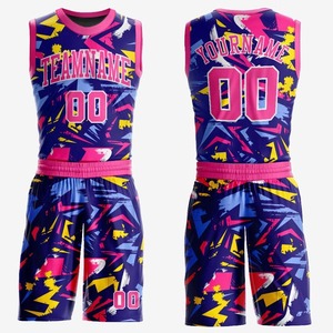 Maillot de basket-ball d'entraînement uniforme de basket-ball pour jeune adulte fabricant en gros personnalisé par sublimation impression - Product Image 1