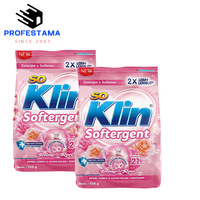 Detergente en Polvo Desechable Multifuncional de Alto Rendimiento Ecológico Klin Smart, Ahorra Tiempo, Aroma Floral de Lavanda de Indonesia