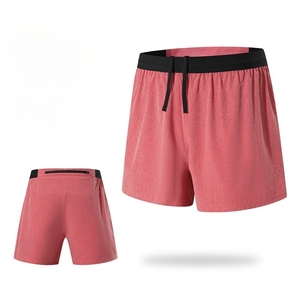 Pantalones cortos deportivos para correr con logotipo personalizado, venta al por mayor, pantalones cortos de entrenamiento de gimnasio 2 en 1 de talla grande, pantalones cortos de gimnasio transpirables, envío DDP - Product Image 1