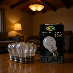 Ampoule Incandescente Transparente Standard E27 60W Catégorie de Produit - Product Image 3