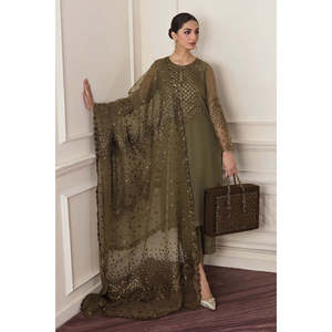 Conjuntos de Traje de Chifón Bordado de Lujo para Mujer Baroque UF-295 Colección 2026-TC-1587 - Product Image 1