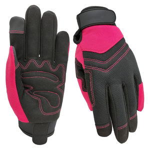 ถุงมือทำสวนสำหรับผู้ใหญ่ถุงมือสวมมือเพื่อความปลอดภัยในสวนสีชมพูพิมพ์โลโก้ได้ตามต้องการ - Product Image 1