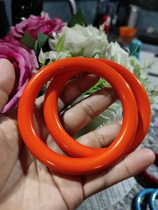 Kaimei เครื่องประดับแฟชั่น2025อะคริลิคสีแดงหน้ากว้างเป็นมิตรกับสิ่งแวดล้อมงานแต่งงานหรูหราอุปกรณ์เสริมแฮนด์เมดคุณภาพสูงสีดำรูปทรงเรขาคณิต - Product Image 5