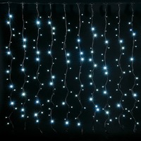 Fairy Light-gordijnen Lichtslingers Buiten hangende lampen IP65 Waterdicht gordijn Decoratieve verlichting LED-gordijnverlichting