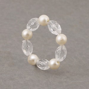 Wholesale Seller Beaded Napkin Ring With <b>Clear</b> Stone Unique Designed Napkin Ring for <b>Table</b> Decor Uses at Low Prices - Product Image 1