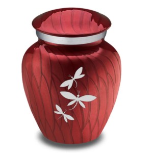 Aluminium Cremation <b>Keepsake</b> Urn Embrace Motorcycle Design and Green Color Finished High Quality Urns - Product Image 2