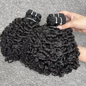 Haute qualité 100% cheveux vietnamiens crus birmans bouclés génie trame cheveux crus un donneur prix de gros Extensions de cheveux - Product Image 4