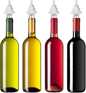 Christmas <b>Wine</b> Stopper Unique Christmas Tree Alloy <b>Wine</b> Bottle Stopper for Xmas Decor Winter Decor Holiday Wedding Party Supply - Product Image 2