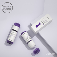Flacon compte-gouttes en PETG pour soins de la peau, crème cosmétique, huile pour le visage, sérum, essence, 30ml, 40ml, 50ml, 60ml, en plastique rigide YO-A/B/C/D