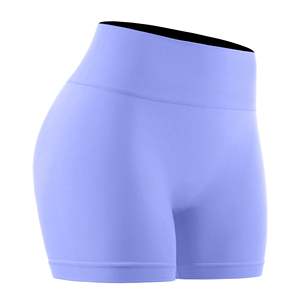 Pantalones cortos deportivos sin costuras para mujer, cintura alta, corte en V, estilo motorista, ropa de Yoga para glúteos, ropa de gimnasio, pantalones cortos elásticos para mujer - Product Image 4