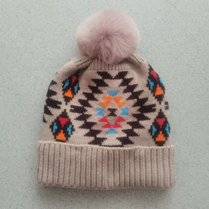 หมวกไหมพรมขนแกะหนาแบบถักสำหรับผู้ใหญ่ทุกเพศ, สินค้ามาใหม่หมวกบีนนี่หมวกอบอุ่นระบายอากาศและกันน้ำสำหรับฤดูหนาว - Product Image 3