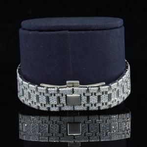 Reloj Automático de Lujo para Hombre, de Acero Inoxidable, Diseño Iced Out con Diamantes Cultivados en Laboratorio, Movimiento Japonés, Resistente al Agua, Estilo Ejecutivo - Product Image 4