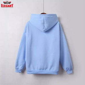 Pull polaire en coton polyester 320gsm sweats à capuche confortables nouveauté sweats à capuche unis à manches longues par sport élégant - Product Image 4