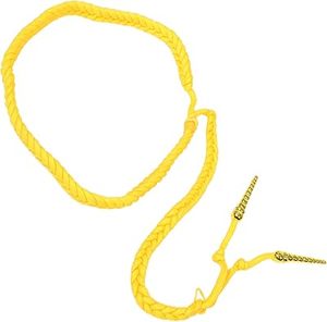 Cordón de Aiguillette Dorado de Alta Calidad Hecho a Medida, Uniforme con Dos Hilos de Latón Dorado Estilo Trenzado - Product Image 1