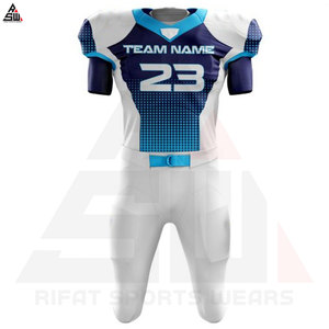 Men's Professional American Football Uniform Set - Durable <b>Padded</b> Jersey And <b>Pants</b> With Breathable Mesh Fabric - Product Image 5