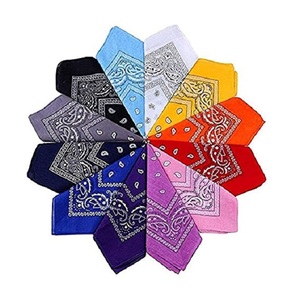 Pañuelo Bandana Personalizado de Algodón Estampado a Color de Alta Calidad, Pañuelos y Diademas de Verano para Bebés al por Mayor - Product Image 2
