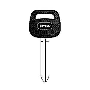 Toyo-15.P Vehicle Key with Plastic Handle, Black - Product Image 1