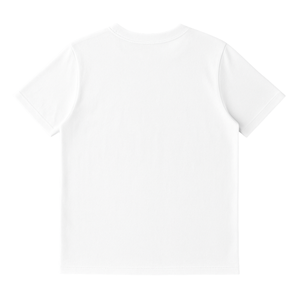 T-shirt blanc court à col rond pour femme, 100% coton biologique de luxe, pré-rétréci, certifié GOTS, doux, respirant et de qualité supérieure - Product Image 2