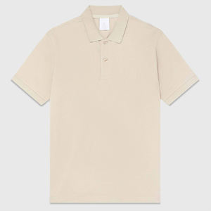 Camisa de Manga Corta para Hombre, 100% Algodón Jersey Sólido de Alta Calidad, Bordada, de Secado Rápido, con Botones, 200g, Personalizable con Logotipo - Product Image 1