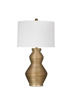 Lámpara de mesa de metal artística para el hogar y el espacio de trabajo diseño moderno elegante para interiores con estilo - Product Image 4