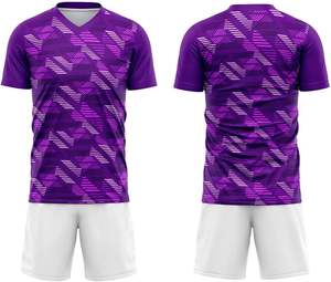 Uniformes de fútbol personalizados Suministro OEM Ajuste cómodo y duradero Ideal para equipos de jóvenes y adultos - Product Image 3