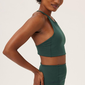 Estivo Yoga Crop Top regolabile Criss-cross spalls <span class=keywords><strong>reggiseno</strong></span> sportivo alto da donna - Product Image 4