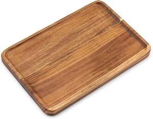 Bandeja de servicio de madera de diseño clásico hecho a mano de una sola pieza con la mejor calidad a un precio muy asequible - Product Image 1