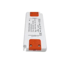 15w 12mm ultra mince Led Driver Tension Constante AC à DC Alimentation 12v 24v Led Driver