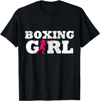 T-shirts unis de boxe de haute qualité respirant 100% coton dernière conception t-shirts de boxe à manches courtes personnaliser les vêtements de combat