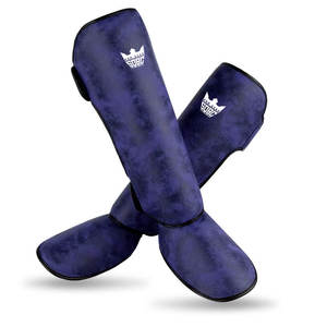 Espinilleras Profesionales de Cuero para MMA - Ligeras, Transpirables, Ajustables, Diseño Personalizado, Logotipo Personalizado, Protección Ecológica y Segura - Product Image 1