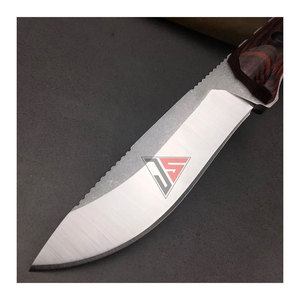 มีดล่าสัตว์เหล็กกล้าคาร์บอนพร้อมที่จับไม้สำหรับการต่อสู้2025ออกแบบได้ตามต้องการใหม่สำหรับตั้งแคมป์กลางแจ้ง - Product Image 3