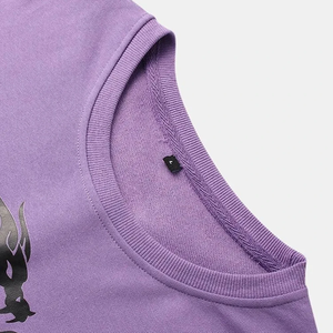 เสื้อสเวตเชิ้ตสกรีนลายสีพื้นสไตล์สตรีทแวร์ใหม่สำหรับผู้ชาย / เสื้อสเวตเชิ้ตสกรีนลายพื้นฐานสำหรับผู้ชายราคาถูก - Product Image 3