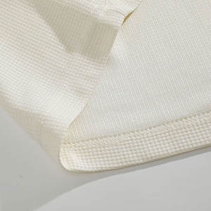 OEM de alta calidad de estilo deportivo de las mujeres de gran tamaño media cremallera Sudadera de manga larga de algodón cuello de hombro caído pulóver con pantalones - Product Image 4