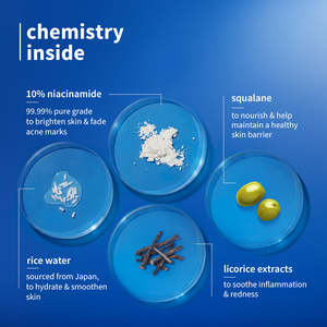 ไนอาซินาไมด์ 10% และเซรั่มบำรุงผิวหน้าด้วยน้ำข้าวเพื่อผิวกระจ่างใส-30 มล. - Product Image 5