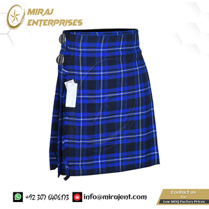 Kilt Escocés de Tartán, Kilt Utilitario Personalizado con Tirantes de Algodón Híbrido, Proveedor Mayorista de Kilt Personalizado - Product Image 3