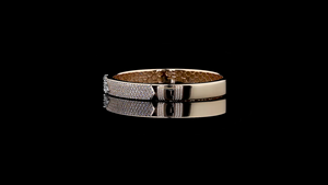 Designer Marquise Bracelet with Lab-Grown Diamonds 18K <b>Solid</b> <b>Gold</b> Rhodium Plated Ethical & Sustainable Jewelry - Product Image 2