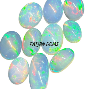 100% pierres précieuses en vrac naturelles Cabochon d'opale à forte demande pour la fabrication de bijoux FAIJAN GEMS Z45 avec évaluation par un tiers - Product Image 1