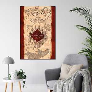 โปสเตอร์แผนที่ของพวกมารอดเดอร์ส แฮร์รี่ พอตเตอร์ ผลิตด้วยเทคนิคการพิมพ์ดิจิทัลสำหรับตกแต่งบ้าน - Product Image 3