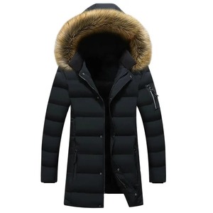 Veste d'hiver épaisse et chaude de haute qualité pour hommes Manteaux rembourrés décontractés avec tissu en toile Vente en gros Veste polaire de haute qualité - Product Image 1