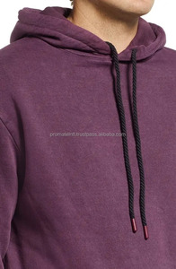 Sudadera con capucha Vintage para hombre directa del fabricante 100% algodón French Terry lavado ácido desgastado de alta calidad personalizable de larga duración - Product Image 5