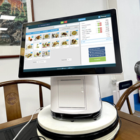 Système de point de vente tout-en-un avec écran tactile de 15,6 pouces/caisse enregistreuse/machine de caisse POS à écran unique pour la vente au détail, la restauration, Intel I3/I5