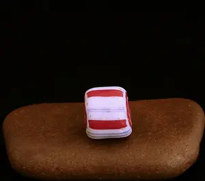 Unusual Old Venetian Style Round 4-Layer Chevron Design <b>Lampwork</b> <b>Crystal</b> <b>Glass</b> <b>Beads</b> Rare for Jewelry Making Accessory - Product Image 4