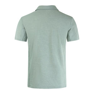 Polo en blanco transpirable de algodón a la moda, polos lisos suaves, polos con logotipo personalizado para hombre - Product Image 4