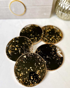 ที่รองแก้วไม้เรซิ่นทำมือ ดีไซน์ไม่ซ้ำใคร สำหรับใช้ในบาร์ ร้านกาแฟ ห้องครัว ตกแต่งบ้าน ทนทาน ใช้เป็นถาดใส่เครื่องดื่ม มีจำหน่ายจำนวนมาก - Product Image 2