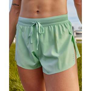 Pantalones Cortos Deportivos Accelerate 3 de Cintura Media, Transpirables, Color Verde Surreal - Product Image 2