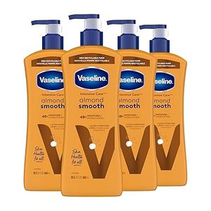 Vaseline Intensive Care hand and <b>body</b> <b>lotion</b> Almond Smooth for Rich Moisturization 20.3 Oz - Product Image 3