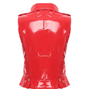 Haute qualité femmes cuir de vachette gilet nouveauté en cuir véritable coquille coton décontracté coupe-vent vêtements d'extérieur prix de gros - Product Image 3