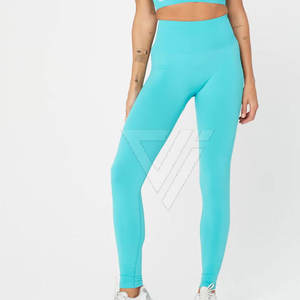 Leggings para Mujer, Último Modelo en Oferta, Cintura Elástica de Alta Calidad, Sólidos, Transpirables, Ecológicos, de Spandex/Poliéster, Ropa de Yoga Cómoda - Product Image 4