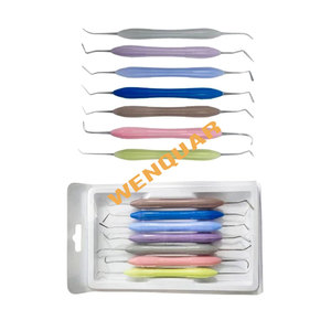 Herramienta de espátula de llenado Dental profesional, aplicador de resina Manual de acero inoxidable, logotipo personalizado/instrumentos de embalaje - Product Image 1